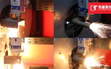 Video of How Fiber Laser Cuts Metal Tube and Pipe ? Fast and Amazing Pipe laser